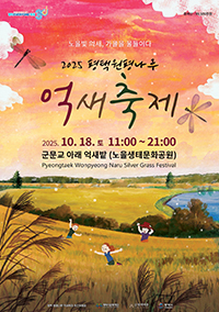2025 평택 원평나루 억새축제 포스터  [사진 제공 평택시. 재판매 및 DB 금지]