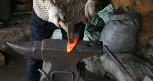 대장간 체험  [사진 제공 순천시. 재판매 및 DB 금지]