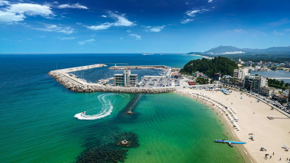 바다를 따라 30여 개의 카페가 이어진 안목 커피 거리  [사진 제공 강릉시. 재판매 및 DB 금지]