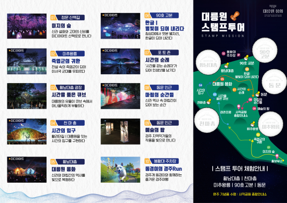 2025 국가유산 미디어아트 경주 대릉원 몽화 프로그램 [사진 제공 경주시. 재판매 및 DB 금지]