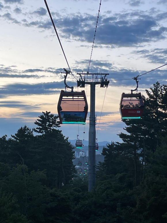 왕피천 케이블카 [사진 제공 울진군. 재판매 및 DB 금지]