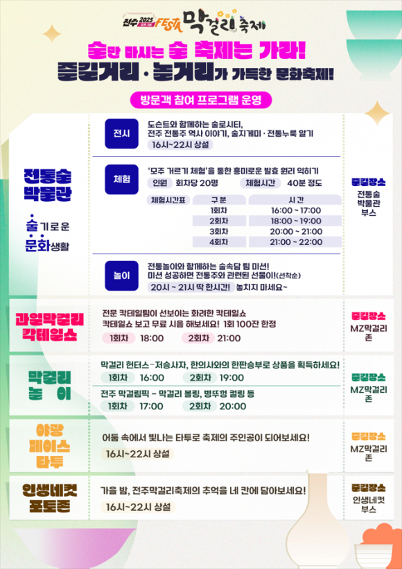 즐길거리, 놀거리가 가득한 문화축제 [사진 제공 전주시. 재판매 및 DB 금지]