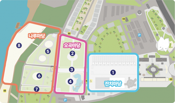 행사장 배치도 [사진 제공 여주시. 재판매 및 DB 금지]