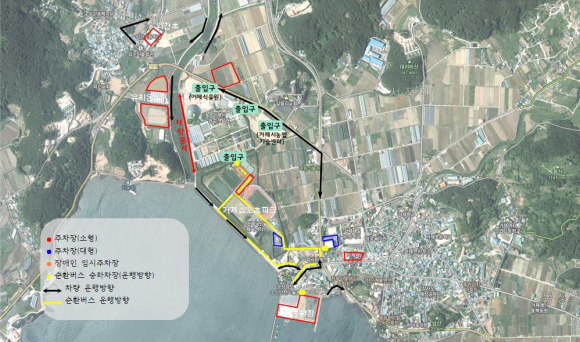 주차장 안내도 [사진 제공 거제시. 재판매 및 DB 금지]