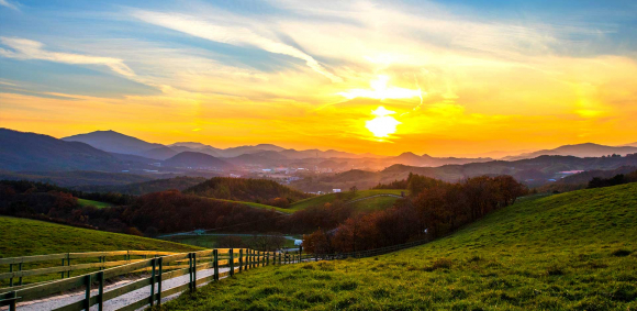 강원의 노을 [사진 제공 강원특별자치도. 재판매 및 DB 금지]