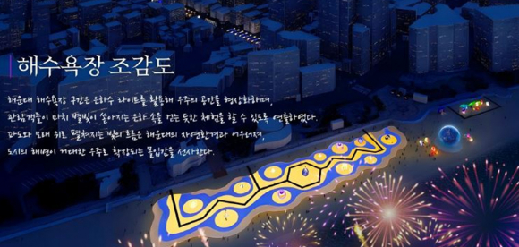 해운대해수욕장 조감도 [사진 제공 부산광역시. 재판매 및 DB 금지]