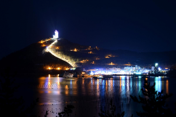 땅끝야경 [사진 제공 해남군 이상미. 재판매 및 DB 금지]