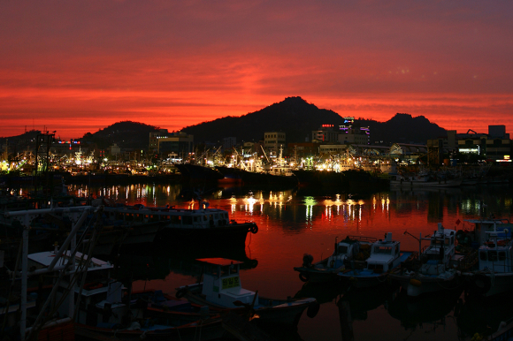 유달산 노을 [사진 제공 목포시. 재판매 및 DB 금지]