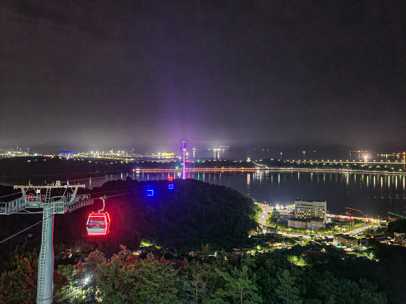 해상케이블카 야경 [사진 제공 목포시. 재판매 및 DB 금지]