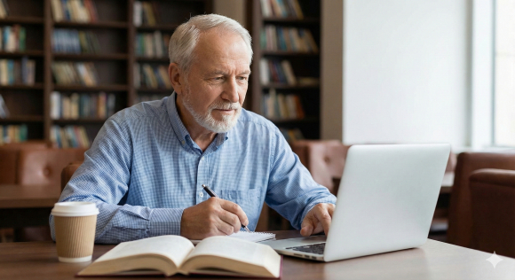 호기심은 노년의 가장 큰 자산이다 [사진 제공 AI 생성. 재판매 및 DB 금지]
