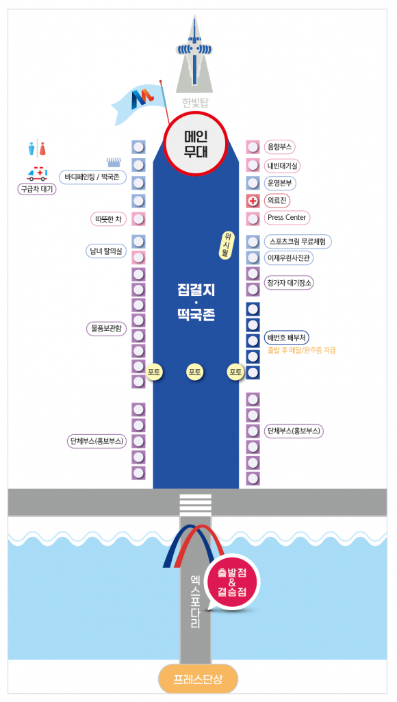 집결지 배치도 [사진 제공 ㈜선양소주. 재판매 및 DB 금지]
