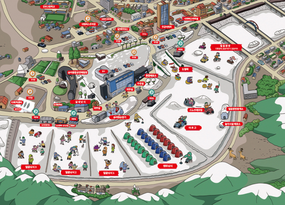 행사장 안내 배치도 [사진 제공 축제위원회. 재판매 및 DB 금지]
