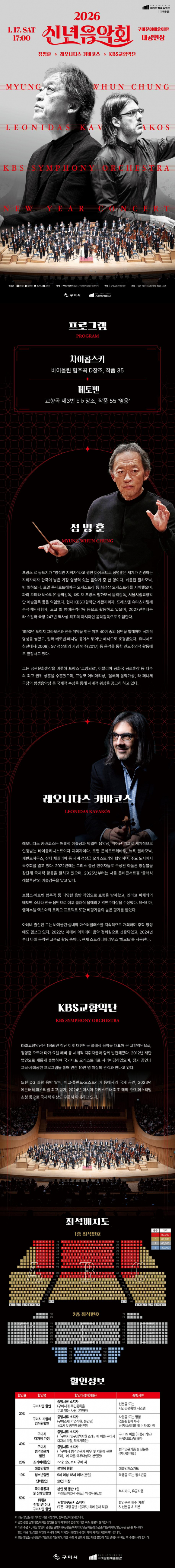 구미문화예술회관 2026 신년음악회 개최 [사진 제공 구미시 문화예술회관. 재판매 및 DB 금지]