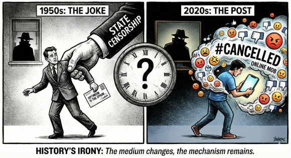 칼럼 1967년의 엽서와 2026년의 스마트폰 농담이 비극이 되는 시대 [사진 제공 AI생성. 재판매 및 DB 금지]
