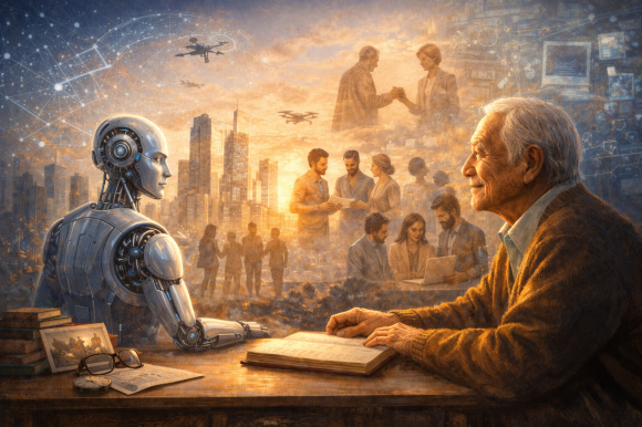 AI 시대, 인간은 무엇으로 살 것인가 [사진 제공 AI 생성. 재판매 및 DB 금지]