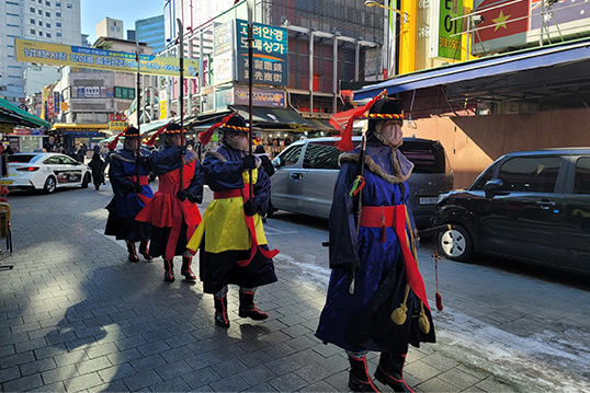 숭례문과 도성 인근을 지키는 파수군! [사진 제공 서울특별시. 재판매 및 DB 금지]