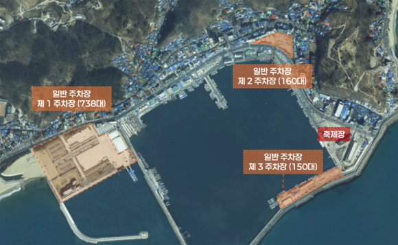 주차장안내도 [사진 제공 울진군. 재판매 및 DB 금지]