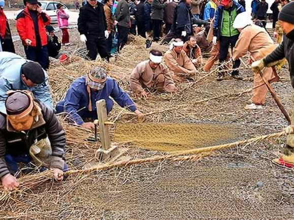 읍면동 집줄놓기대회 [사진 제공 제주시. 재판매 및 DB 금지]
