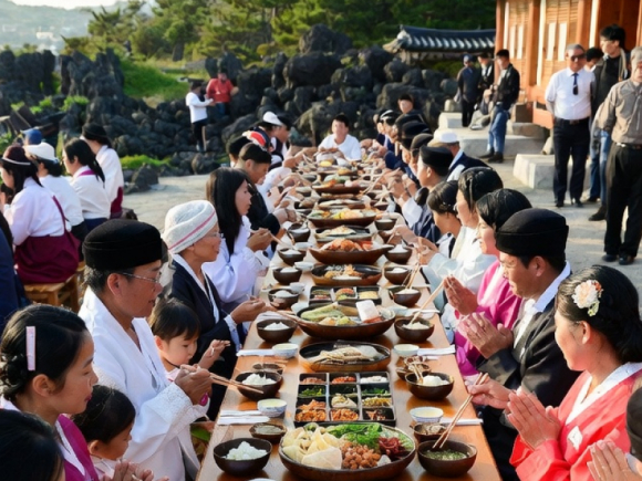 제주 가문잔치지꺼진-가문잔칫상[사진 제공 제주시. 재판매 및 DB 금지]