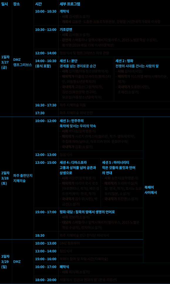 페스타 일정 [사진 제공 경기도. 재판매 및 DB 금지]