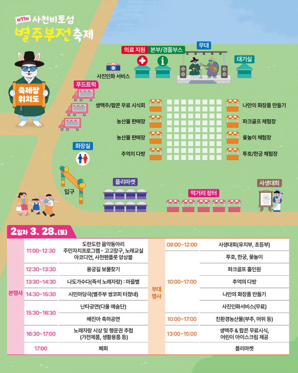 [사진 제공 사천비토섬 별주부전축제추진위원회. 재판매 및 DB 금지]
