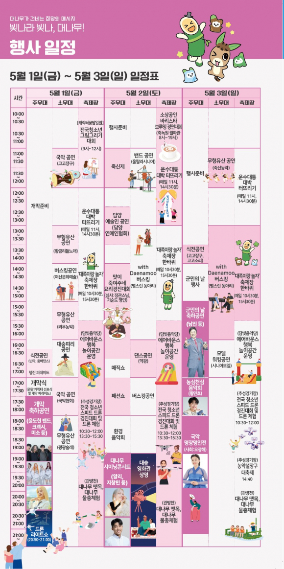 [사진 제공 ㈜담양대나무축제위원회. 재판매 및 DB 금지]