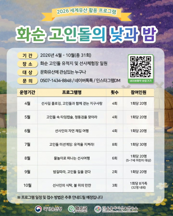 [사진 제공 화순군. 재판매 및 DB 금지]