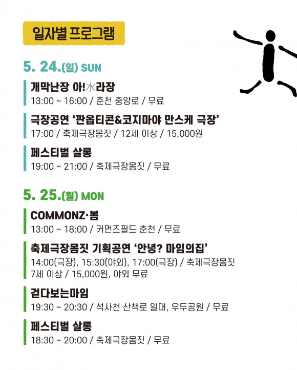 [사진 제공 (사)춘천마임축제. 재판매 및 DB 금지]