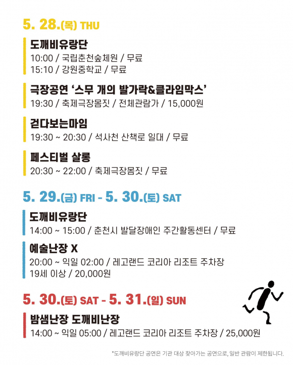 [사진 제공 (사)춘천마임축제. 재판매 및 DB 금지]
