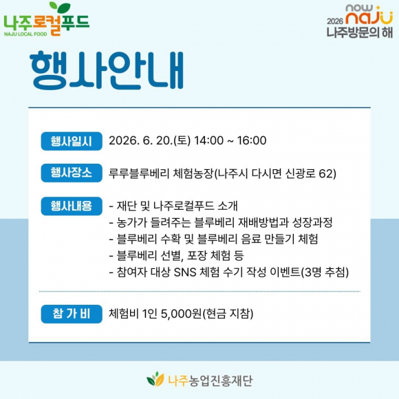 [사진 제공 나주농업진흥재단. 재판매 및 DB 금지]