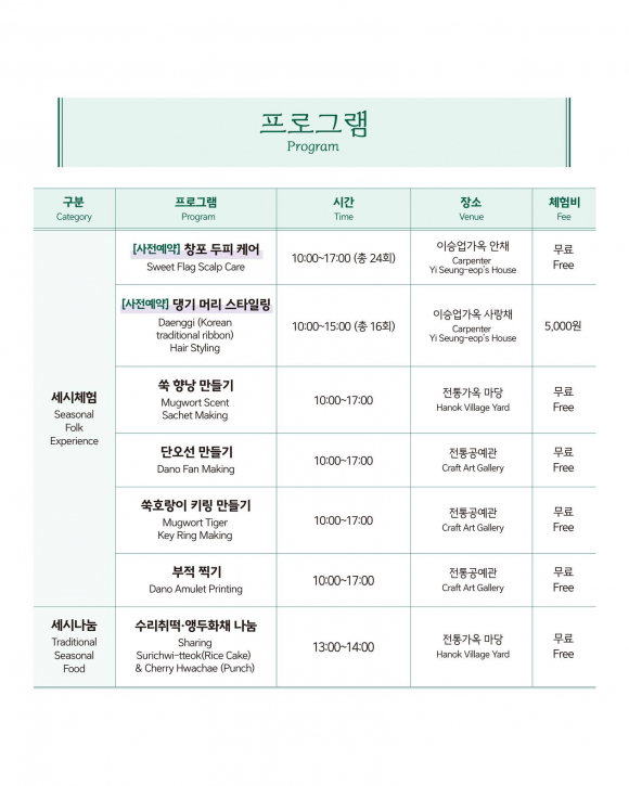 [사진 제공 남산골한옥마을. 재판매 및 DB 금지]