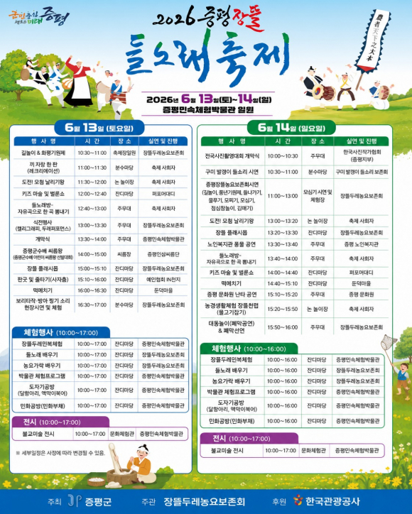 [사진 제공 증평군. 재판매 및 DB 금지]