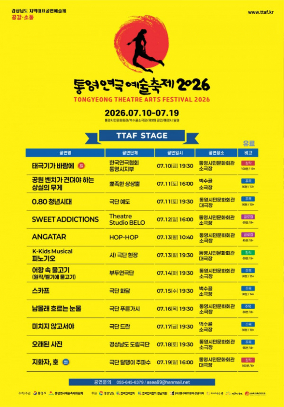 [자료 제공 통영연극예술축제위원회. 재판매 및 DB 금지]