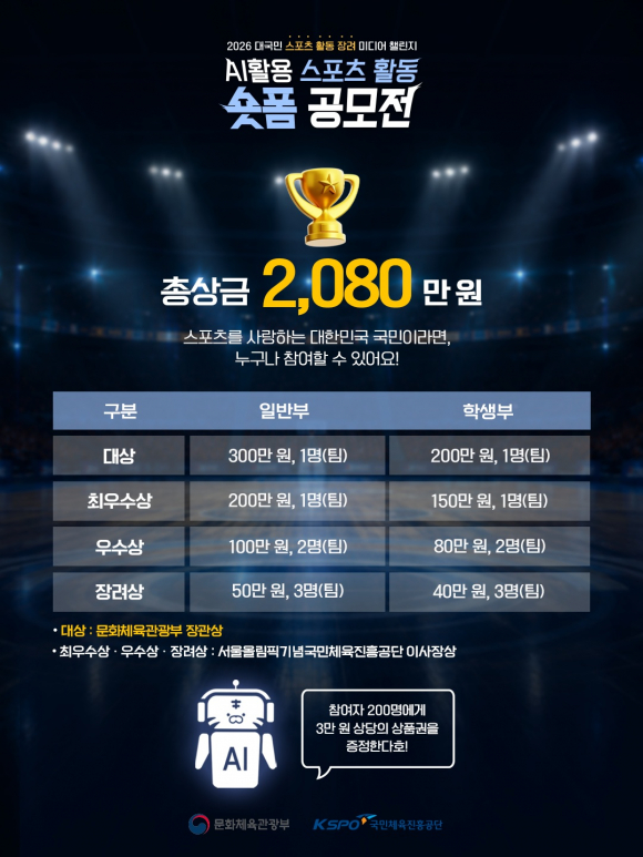[자료 제공 국민체육진흥공단. 재판매 및 DB 금지]