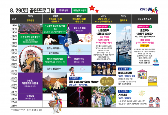 [사진 제공 목포세계마당페스티벌 추진위원회. 재판매 및 DB 금지]