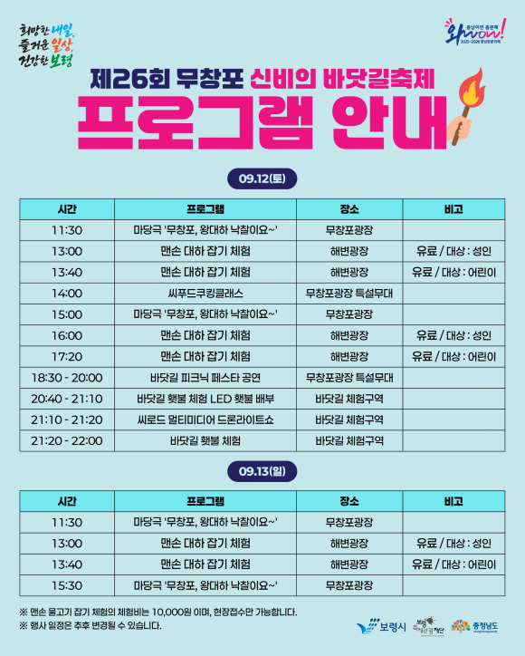 [사진 제공 보령시. 재판매 및 DB 금지]