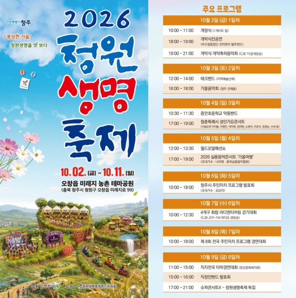 [자료 제공 청주시. 재판매 및 DB 금지]